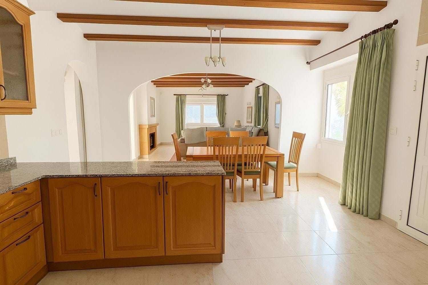 Comedor de Casa o chalet en venta en Pedreguer con Aire acondicionado, Jardín privado y Terraza