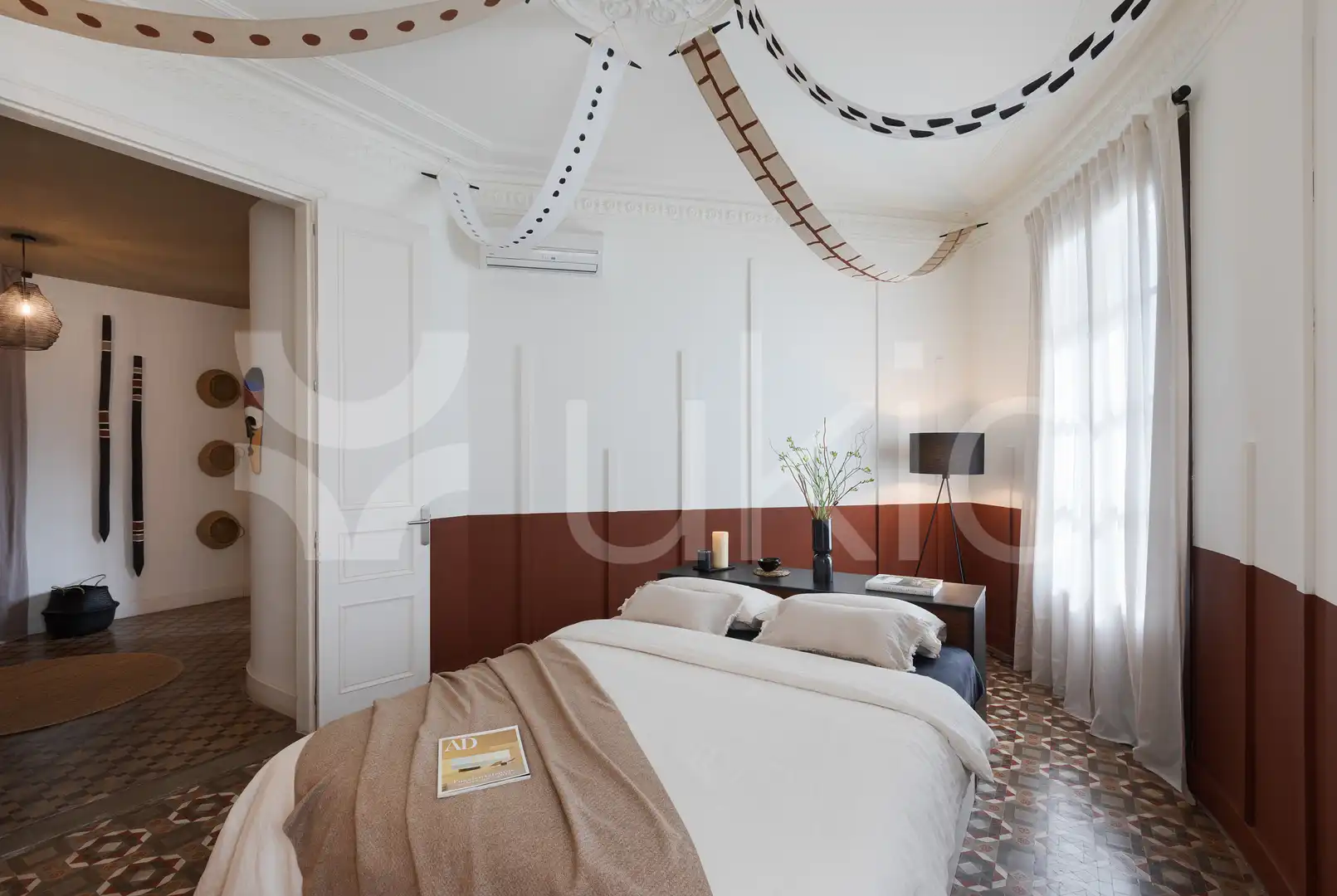 Habitación de Apartamento de alquiler en Barcelona con Aire acondicionado, Calefacción y Amueblado