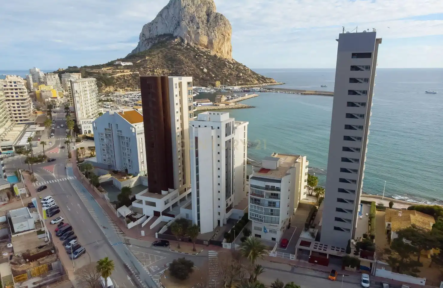 Exterior view of Flat for sale in Calpe / Calp  with Air Conditioner, Private garden and Swimming Pool
