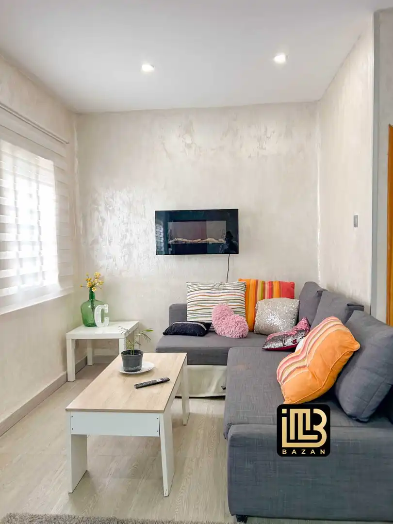 Living room of Flat for sale in Málaga  with Air Conditioner, Terrace and Furnished
