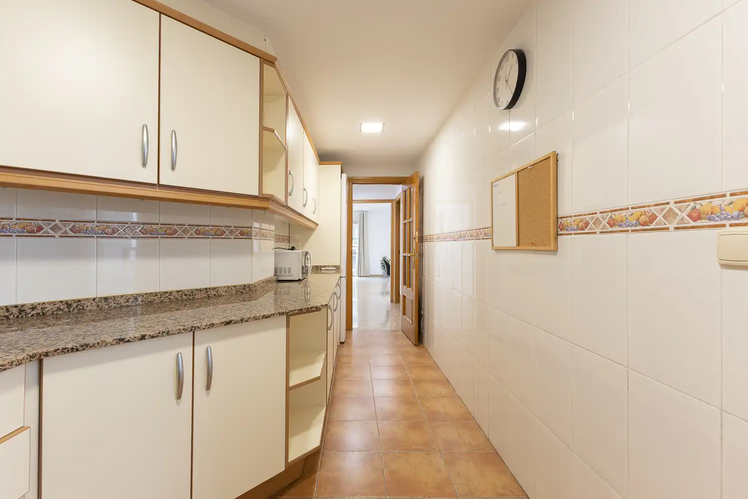 Küche von Wohnung zur Miete in Valencia mit Klimaanlage, Heizung und Balkon