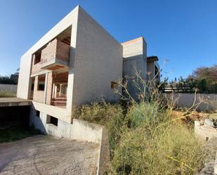 Exterior view of Single-family semi-detached for sale in La Pobla de Claramunt  with Private garden and Terrace