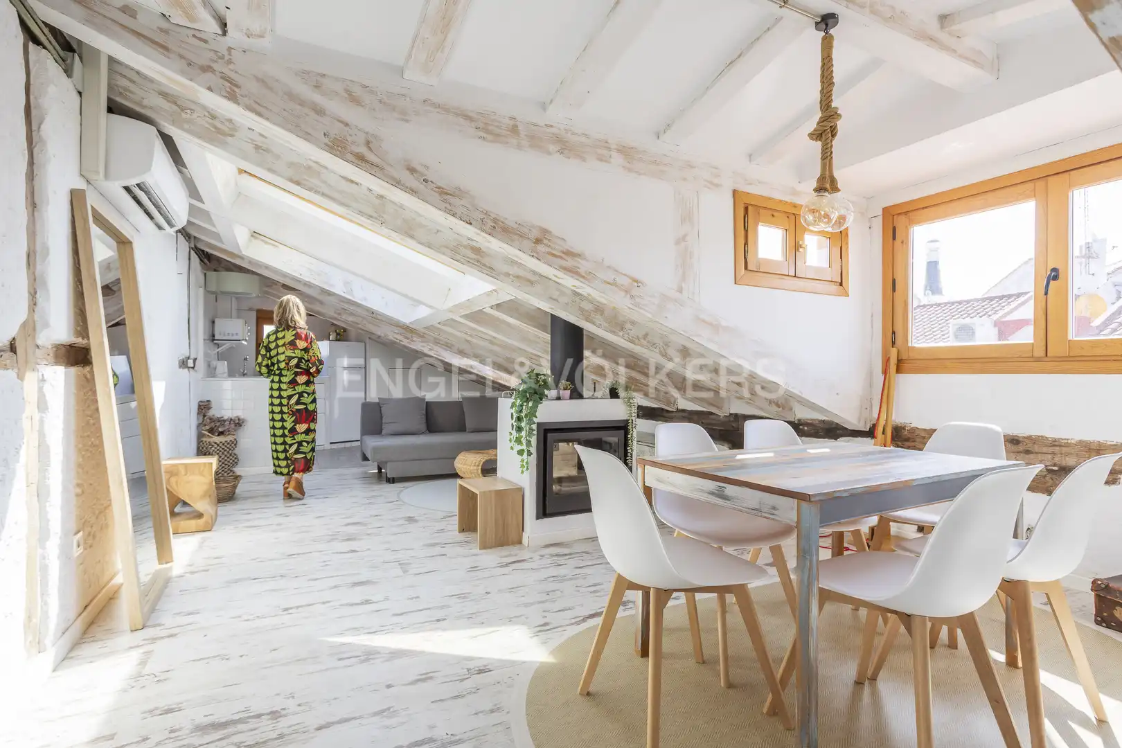 Sala de estar de Piso en venta en Madrid con Aire acondicionado, Calefacción y Amueblado