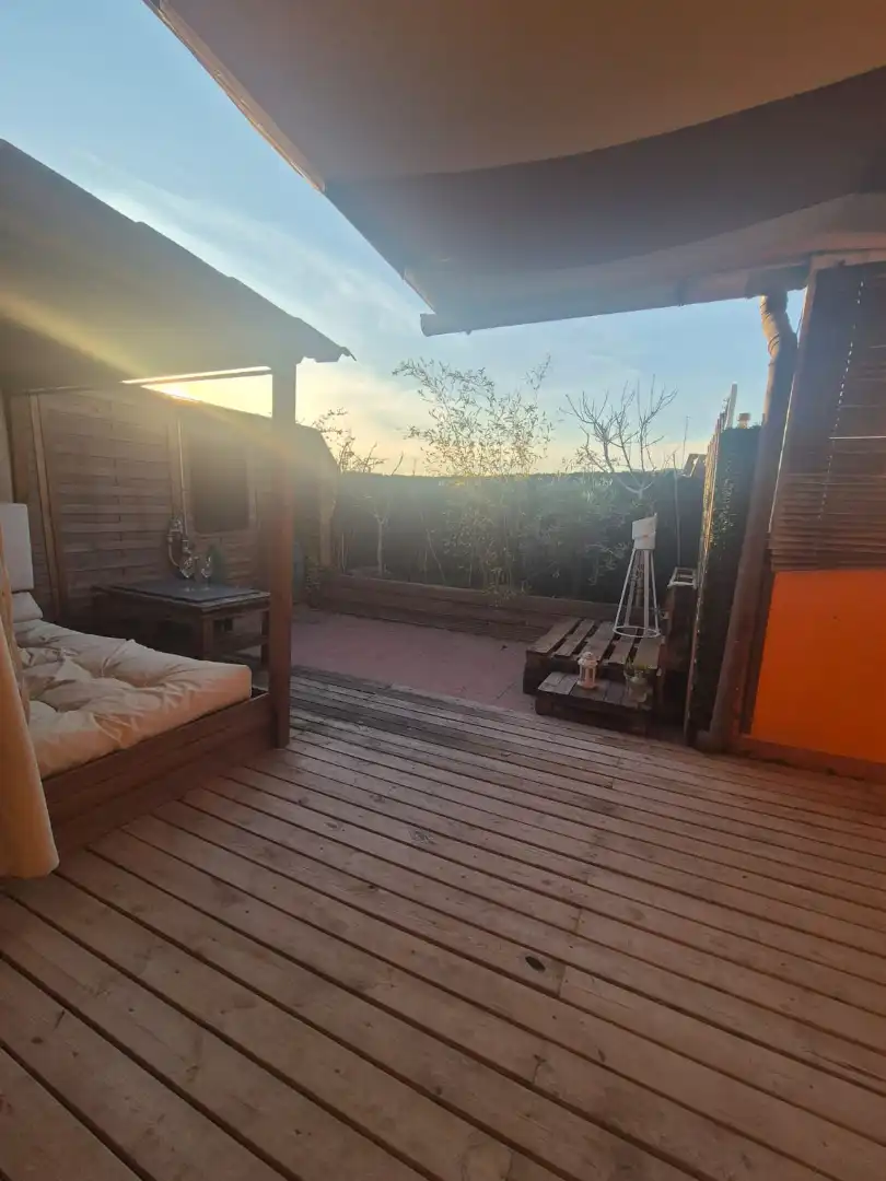 Terraza de Ático en venta en Santa Coloma de Gramenet con Aire acondicionado, Parquet y Terraza