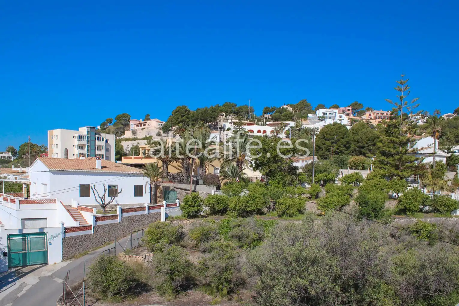 Exterior view of Houses for sale in Altea  with Air Conditioner, Terrace and Swimming Pool