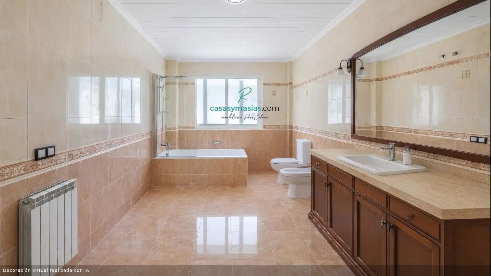 Baño de Casa o chalet en venta en Sant Cugat Sesgarrigues con Aire acondicionado, Calefacción y Jardín privado