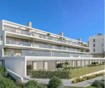 Vista exterior de Apartament en venda en Estepona amb Aire condicionat, Calefacció i Jardí privat