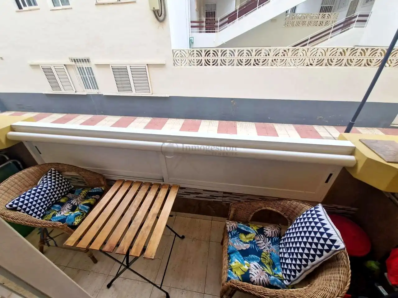 Terraza de Piso de alquiler en Arona con Amueblado, Balcón y Internet