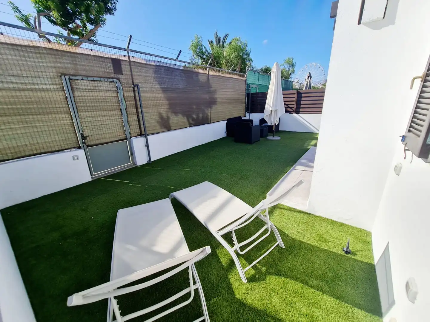 Terrassa de Casa o xalet de lloguer en San Bartolomé de Tirajana amb Aire condicionat, Jardí privat i Terrassa