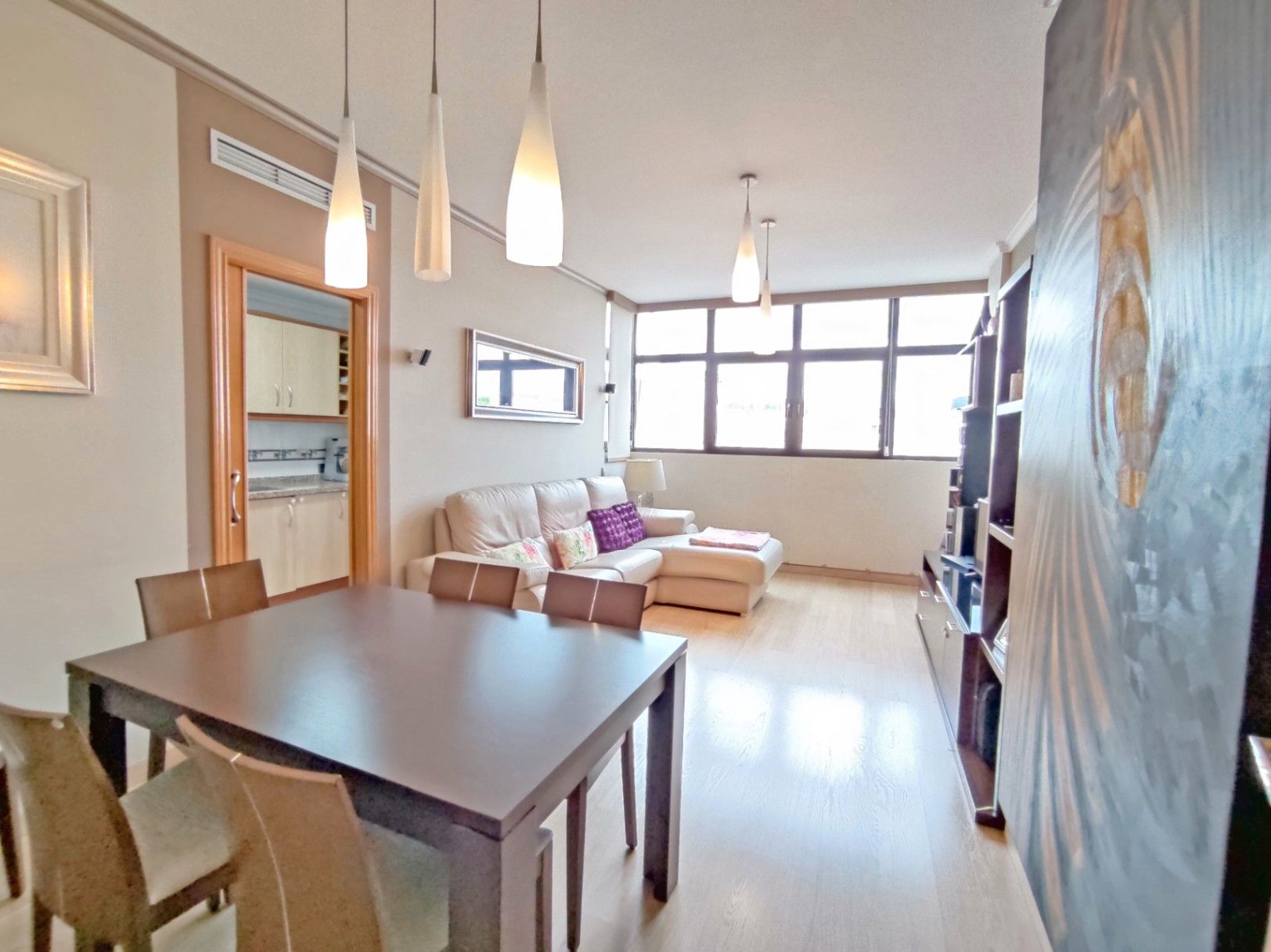 Living room of Flat for sale in Gata de Gorgos  with Air Conditioner, Heating and Balcony