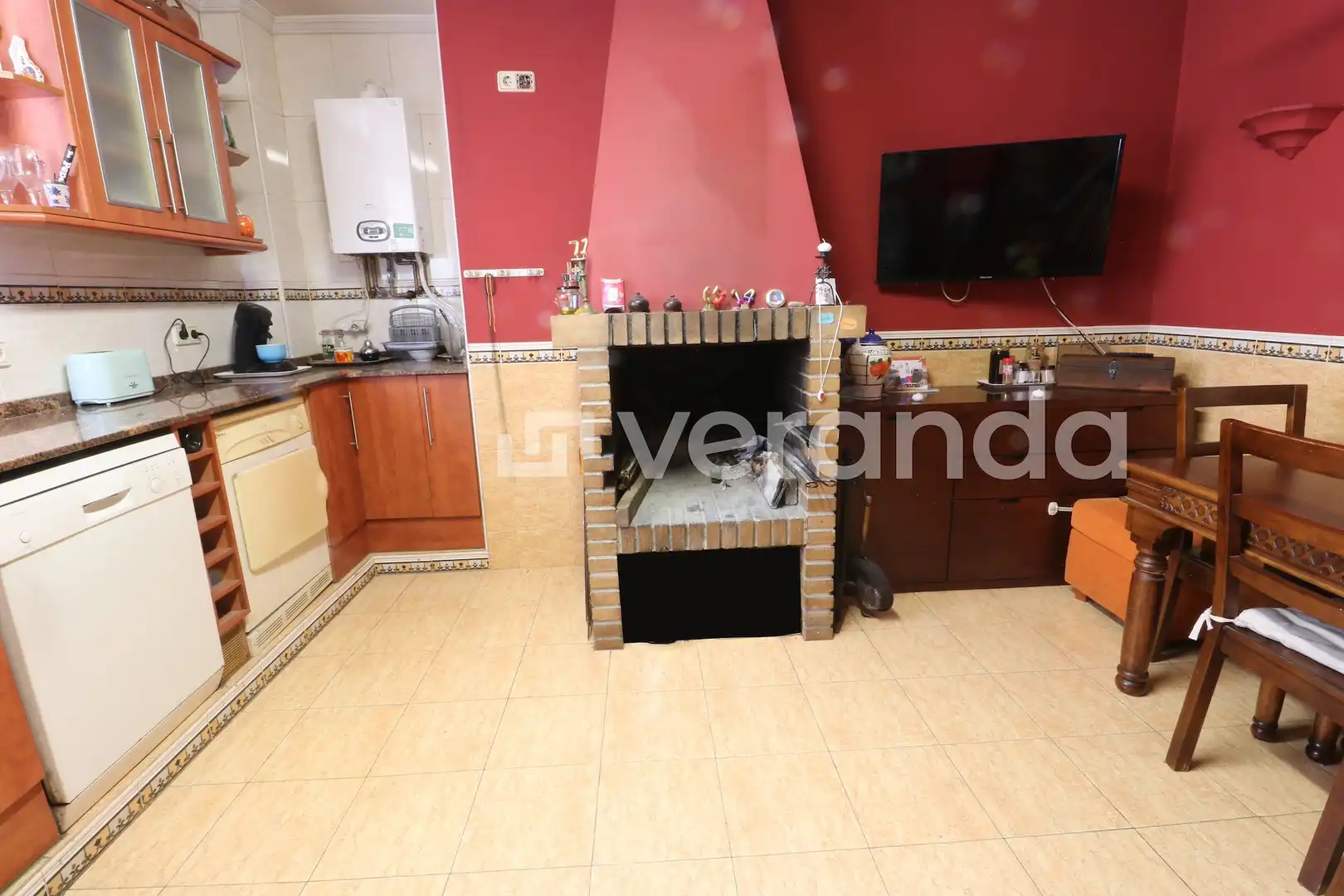 Cuina de Dúplex en venda en Ripollet amb Calefacció, Terrassa i TV