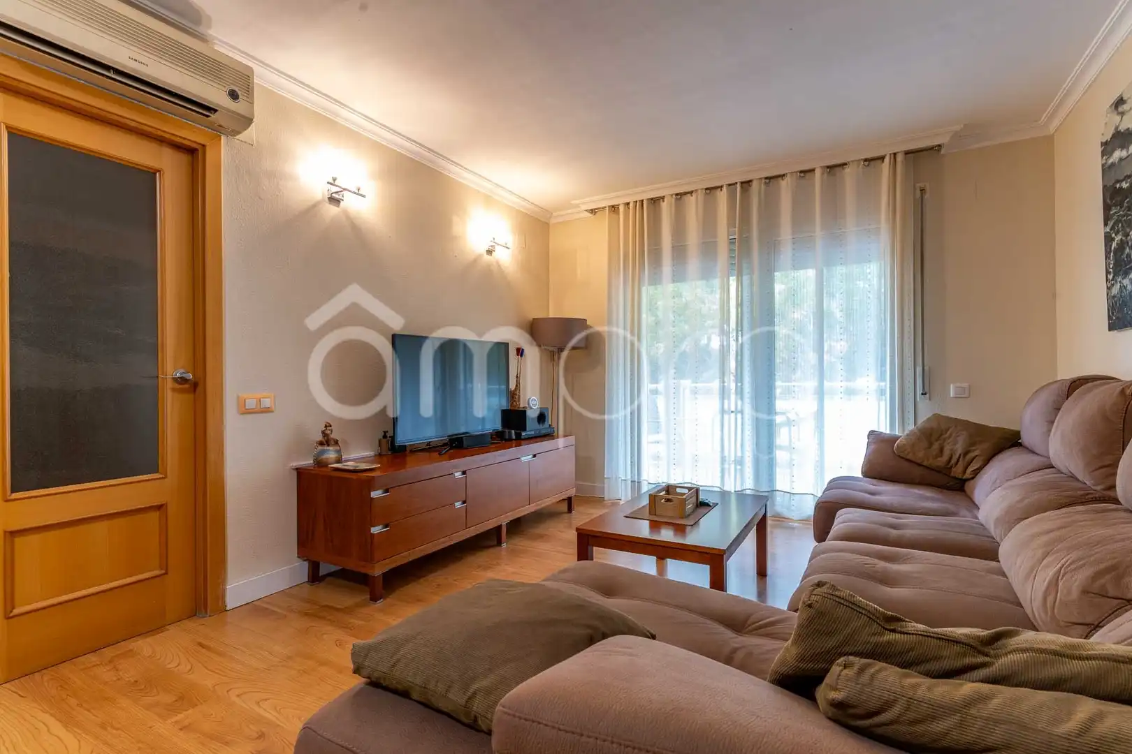 Sala d'estar de Pis en venda en El Catllar  amb Aire condicionat, Calefacció i Terrassa