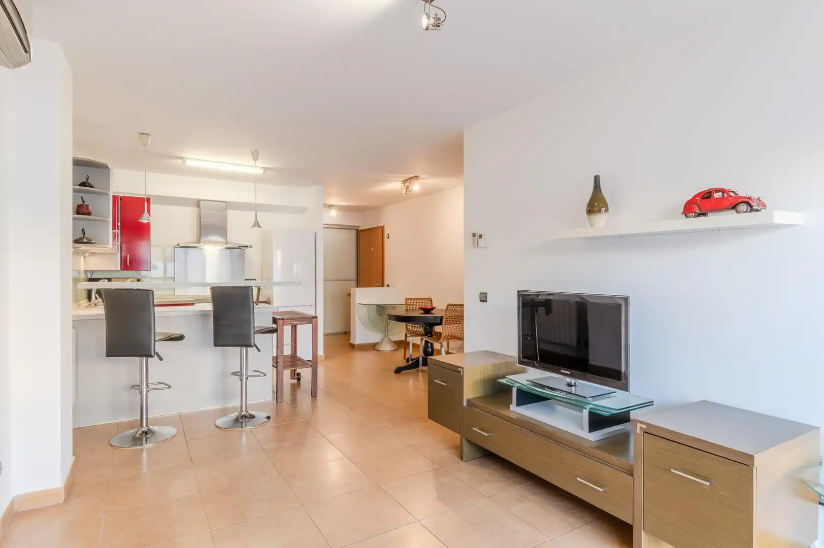 Sala d'estar de Pis en venda en Cassà de la Selva amb Aire condicionat, Calefacció i Terrassa