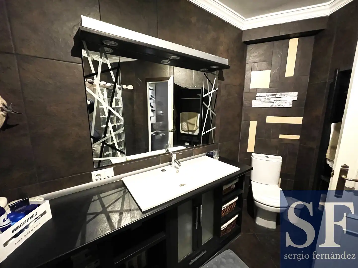 Baño de Apartamento en venta en Cómpeta