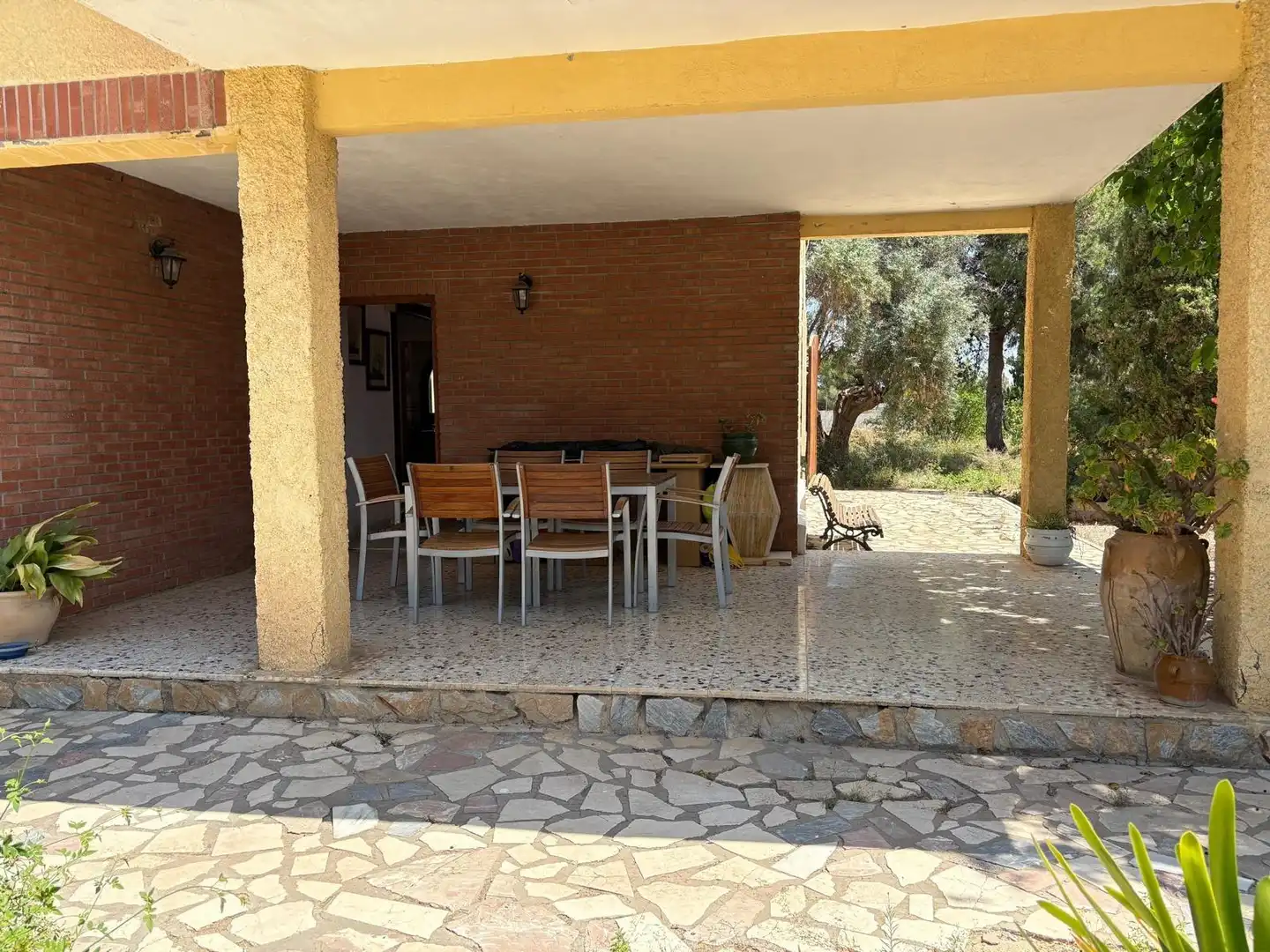 Terraza de Casa o chalet en venta en San Vicente del Raspeig / Sant Vicent del Raspeig con Aire acondicionado, Calefacción y Jardín privado
