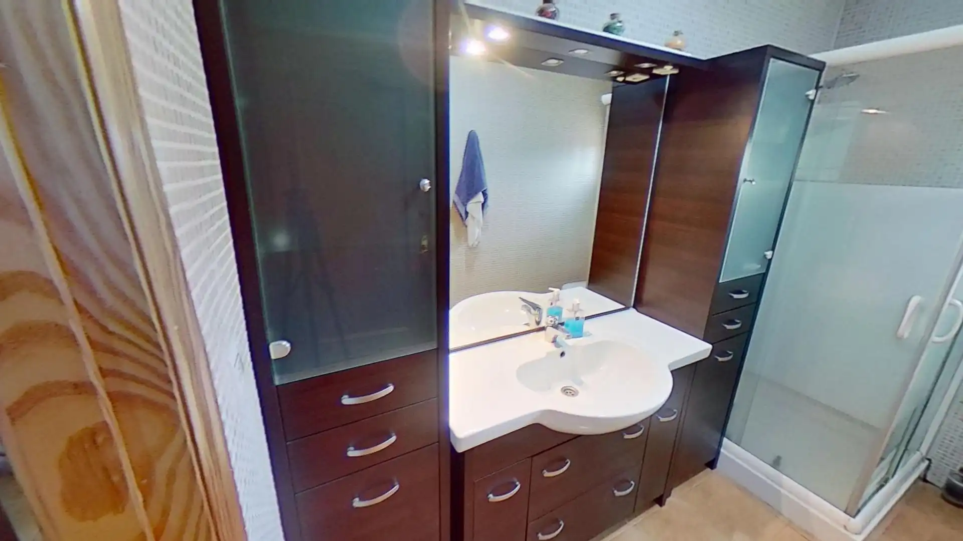 Bathroom of Country homes for sale in Agost  with Air Conditioner, Private garden and Storage room