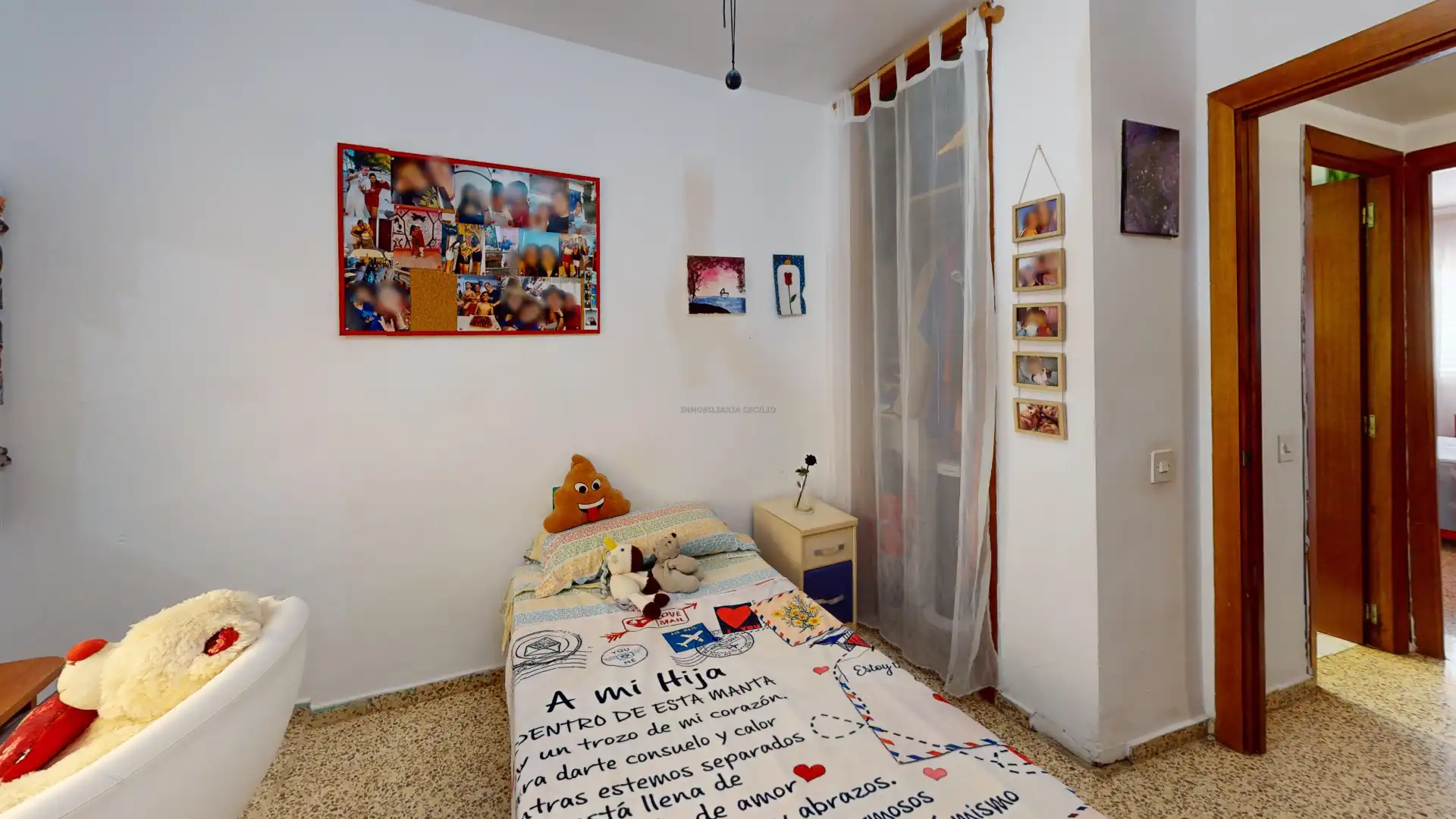 Schlafzimmer von Wohnung zum Verkauf in Eivissa mit Klimaanlage und Terrasse