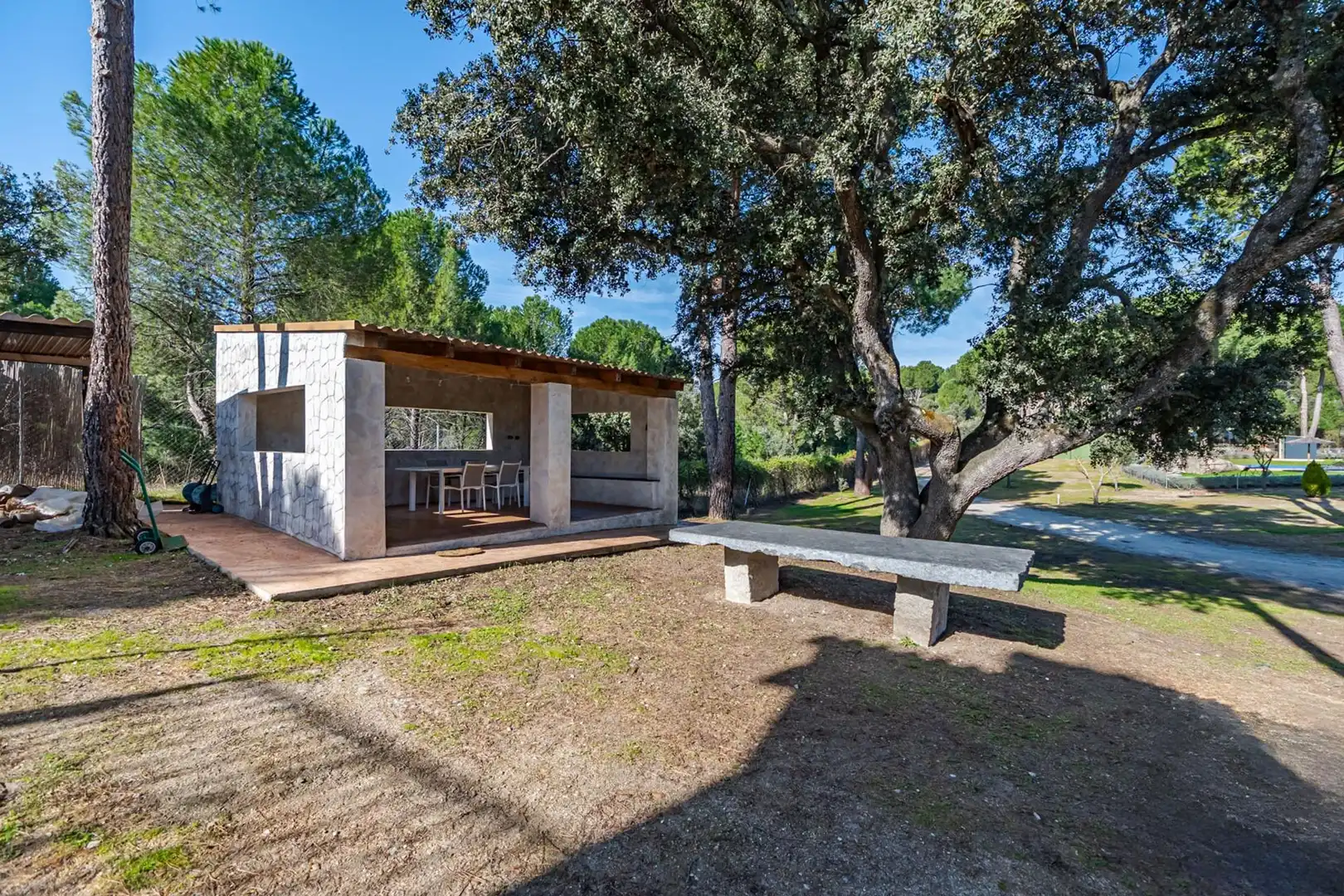 Terrassa de Finca rústica en venda en El Tiemblo  amb Calefacció, Jardí privat i Terrassa