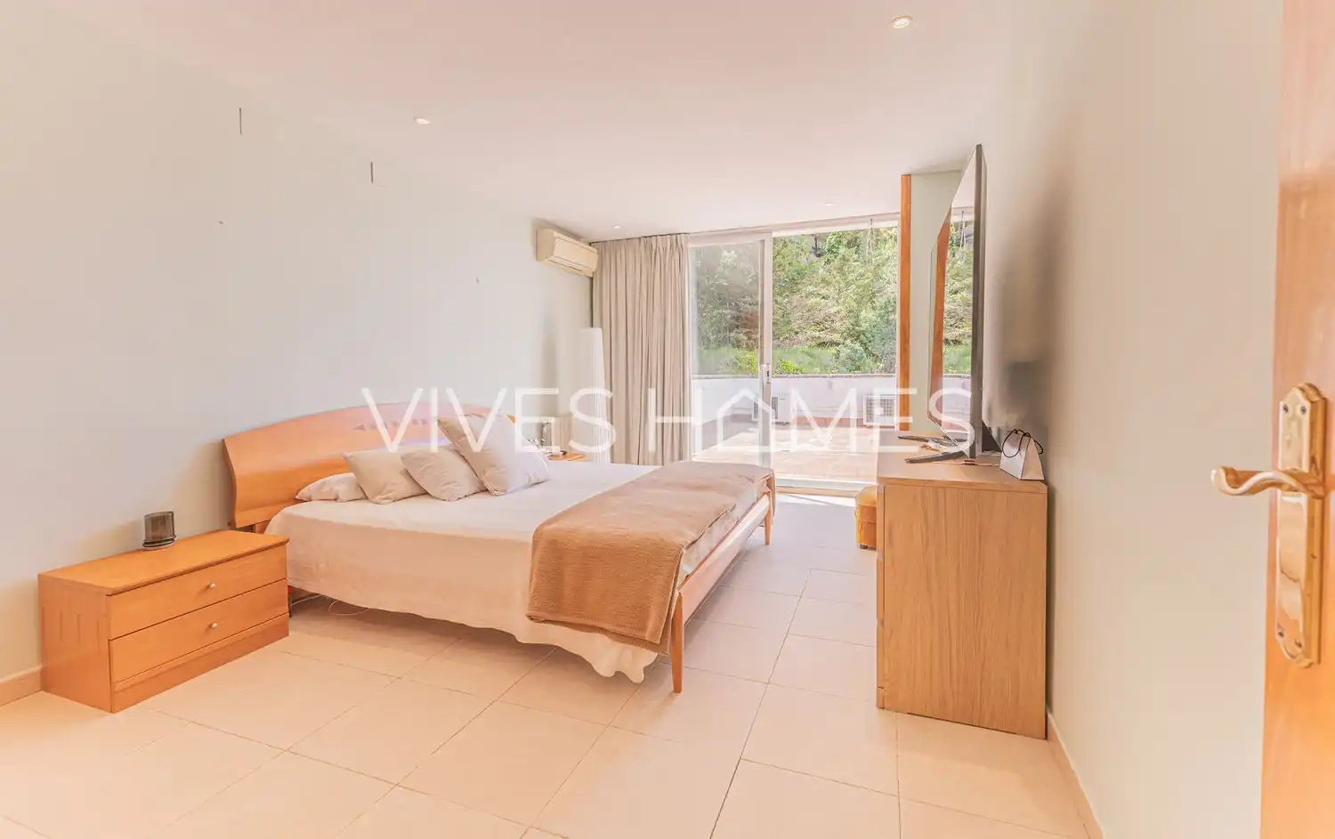 Bedroom of Houses for sale in Caldes d'Estrac  with Air Conditioner, Heating and Private garden