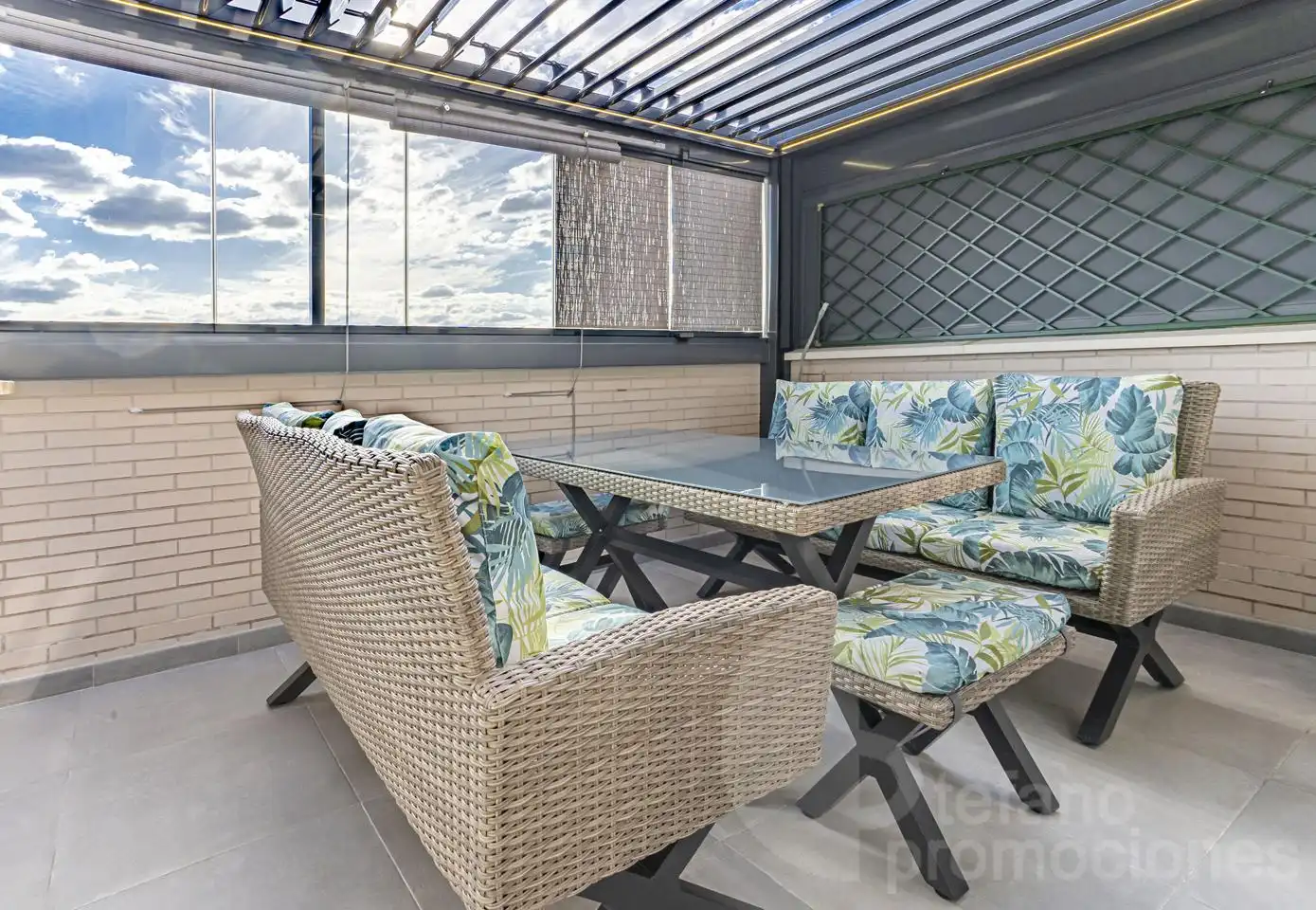 Terrasse von Dachboden zum Verkauf in Málaga mit Klimaanlage, Terrasse und Abstellraum
