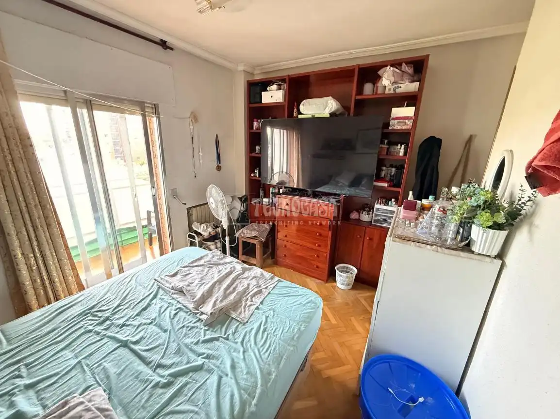 Schlafzimmer von Wohnung zum Verkauf in Madrid mit Klimaanlage, Heizung und Parkett
