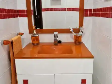 Baño de Casa o chalet en venta en Mairena del Aljarafe con Aire acondicionado y Piscina