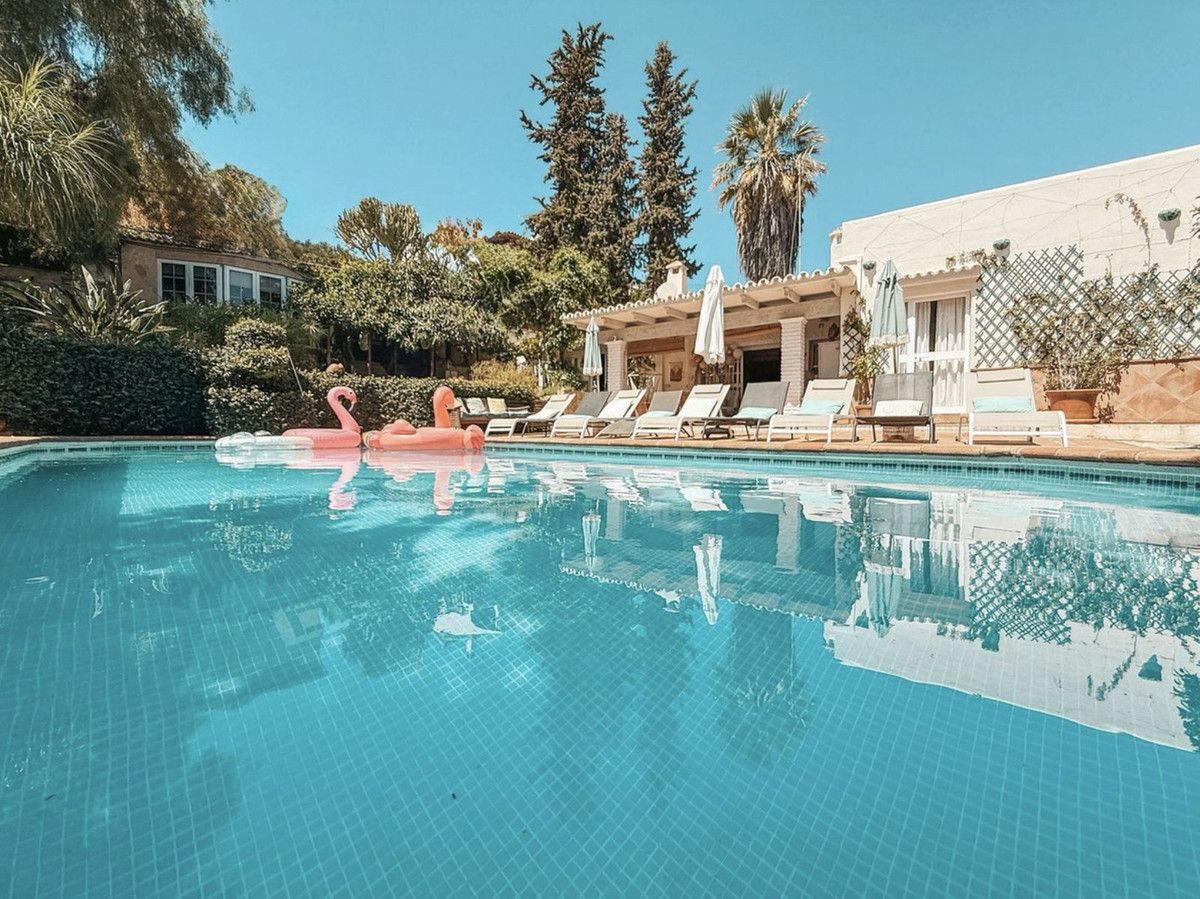 Piscina de Casa o xalet en venda en Marbella amb Aire condicionat, Jardí privat i Terrassa