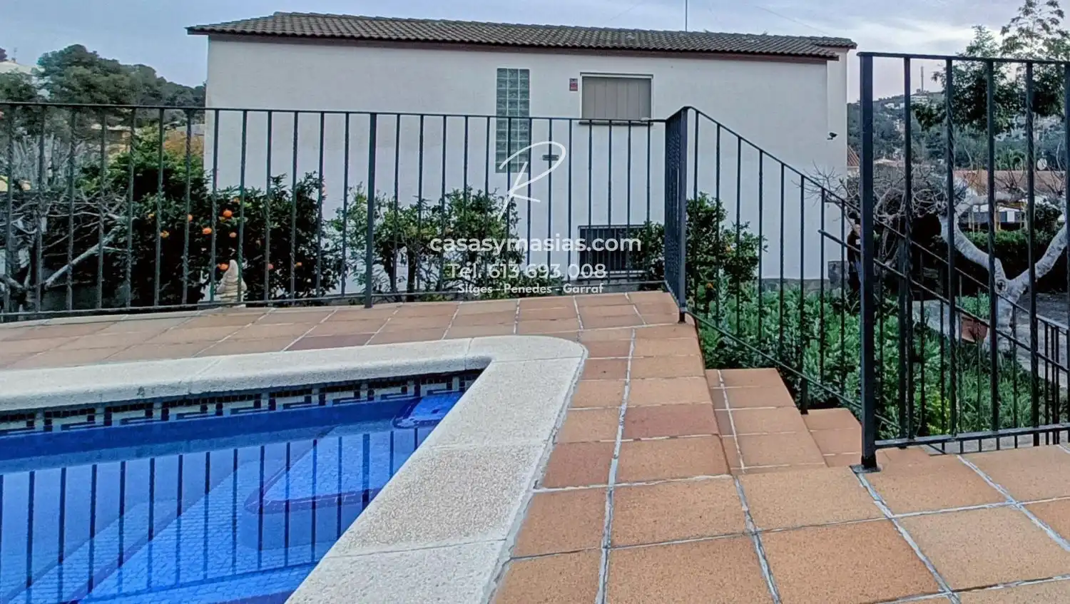Piscina de Casa o xalet en venda en Sant Pere de Ribes amb Calefacció, Jardí privat i Terrassa