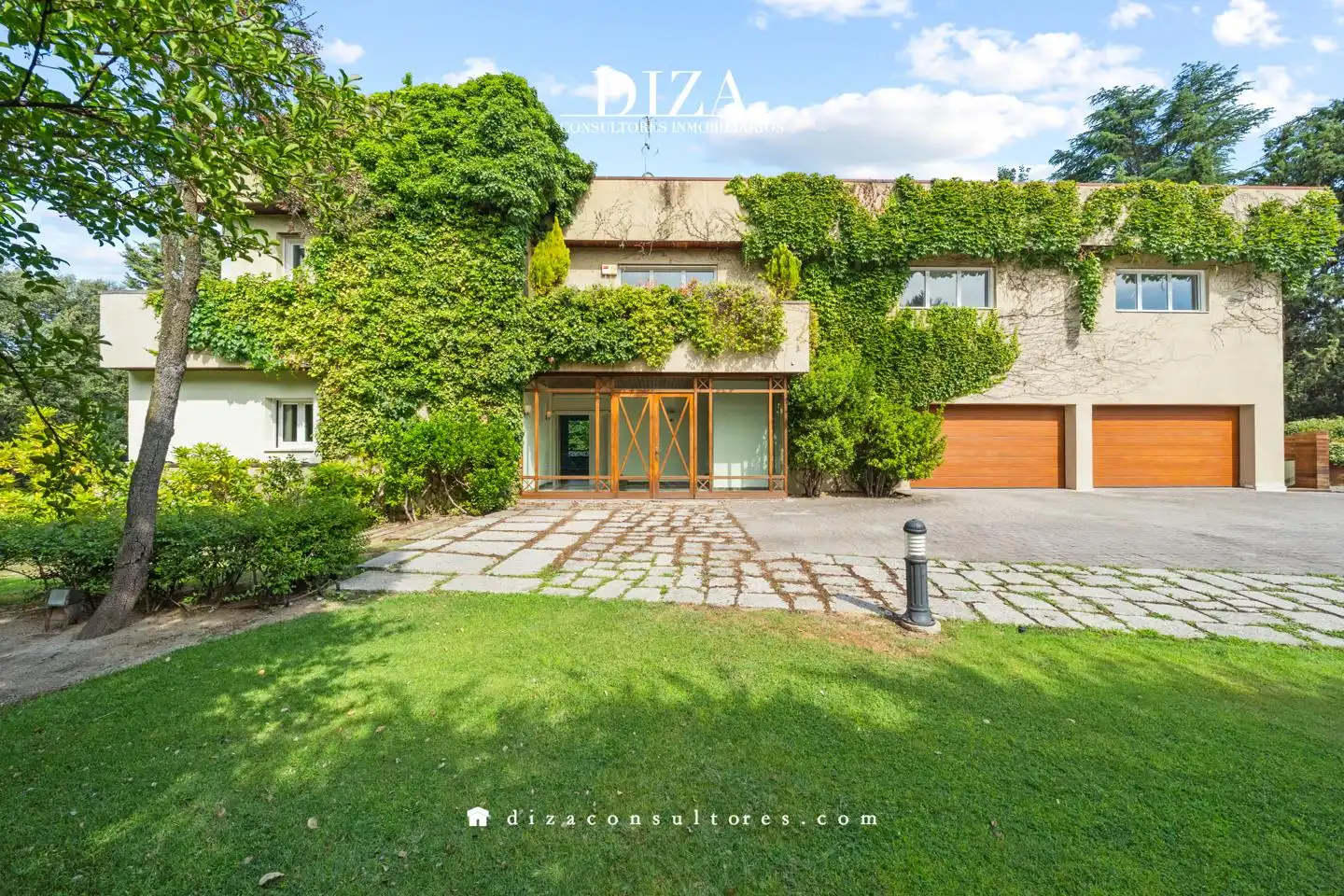 Garden of Houses for rent in Madrid  with Air Conditioner, Heating and Private garden