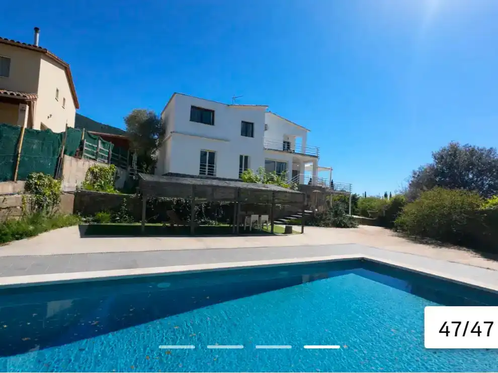 Schwimmbecken von Wohnung zur Miete in Sant Gregori mit Klimaanlage, Privatgarten und Parkett