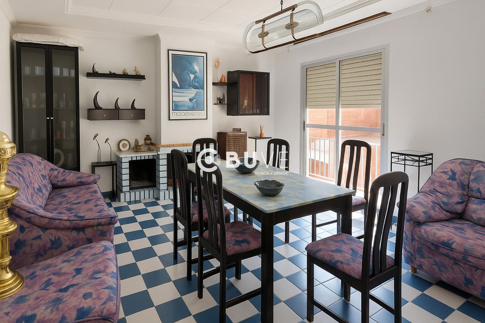 Menjador de Pis en venda en Benicolet amb Terrassa i Moblat