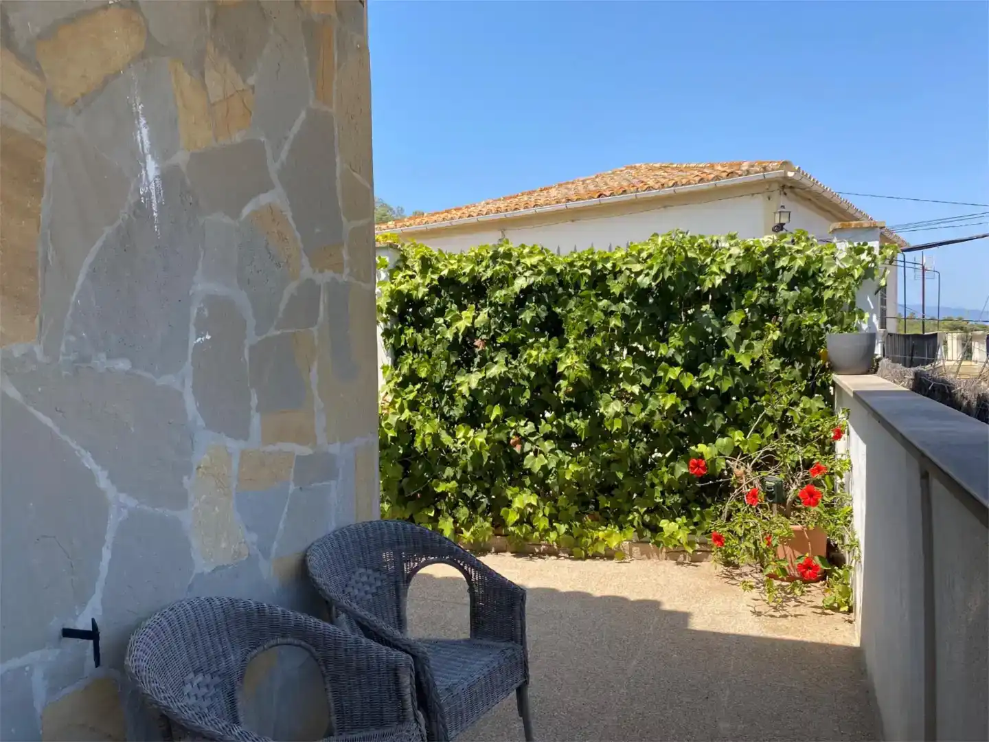Terrasse von Wohnung zum Verkauf in  Palma de Mallorca mit Klimaanlage, Privatgarten und Abstellraum