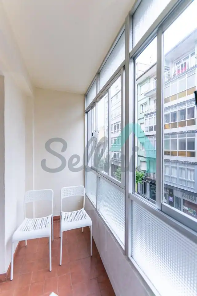 Balcony of Flat for rent in Avilés  with Terrace and Furnished