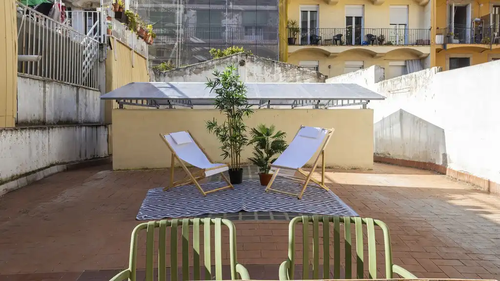 Terraza de Apartamento en venta en Barcelona con Aire acondicionado, Calefacción y Parquet
