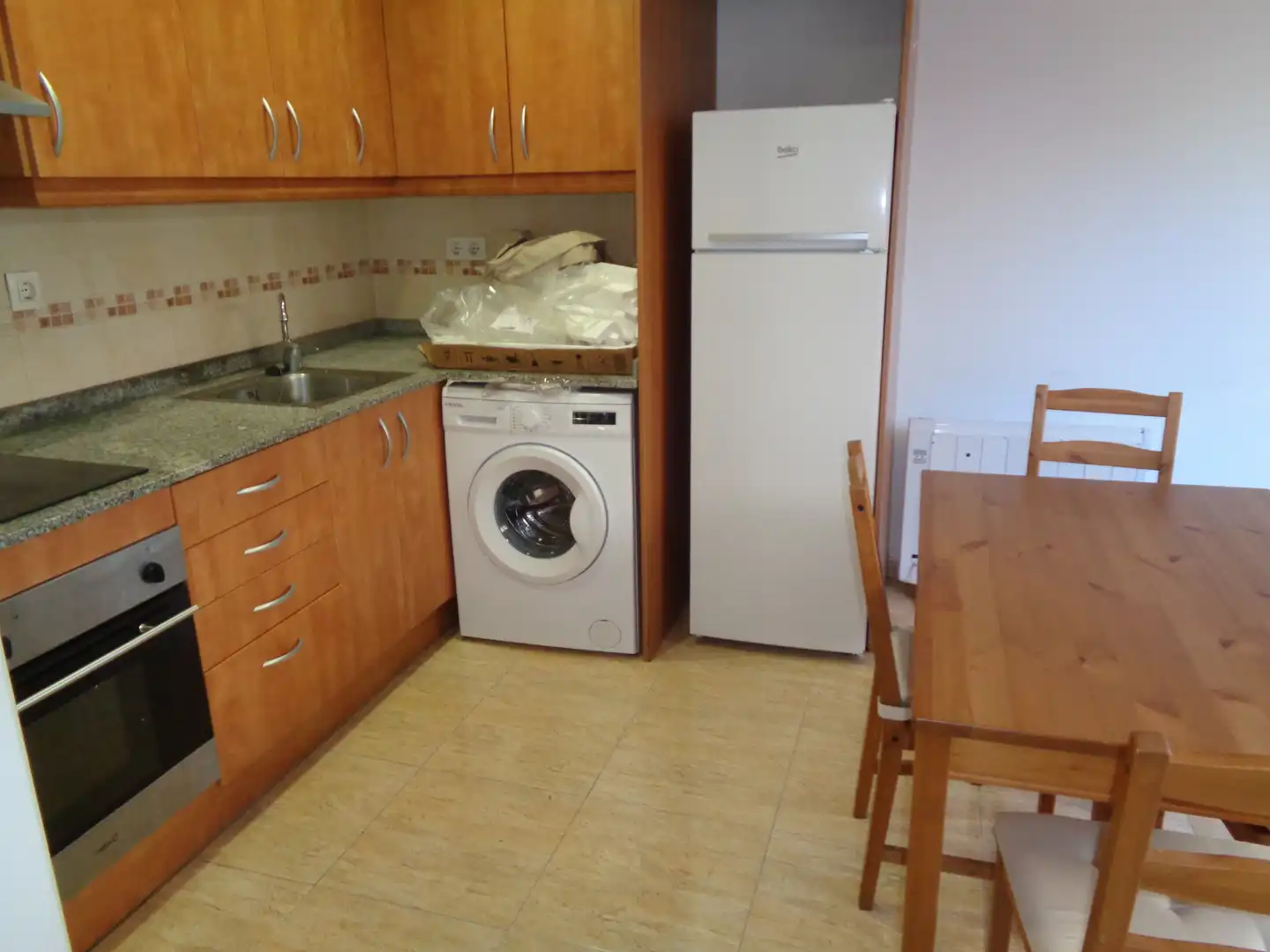 Kitchen of Flat for rent in Vilanova del Camí  with Furnished, Oven and Washing machine