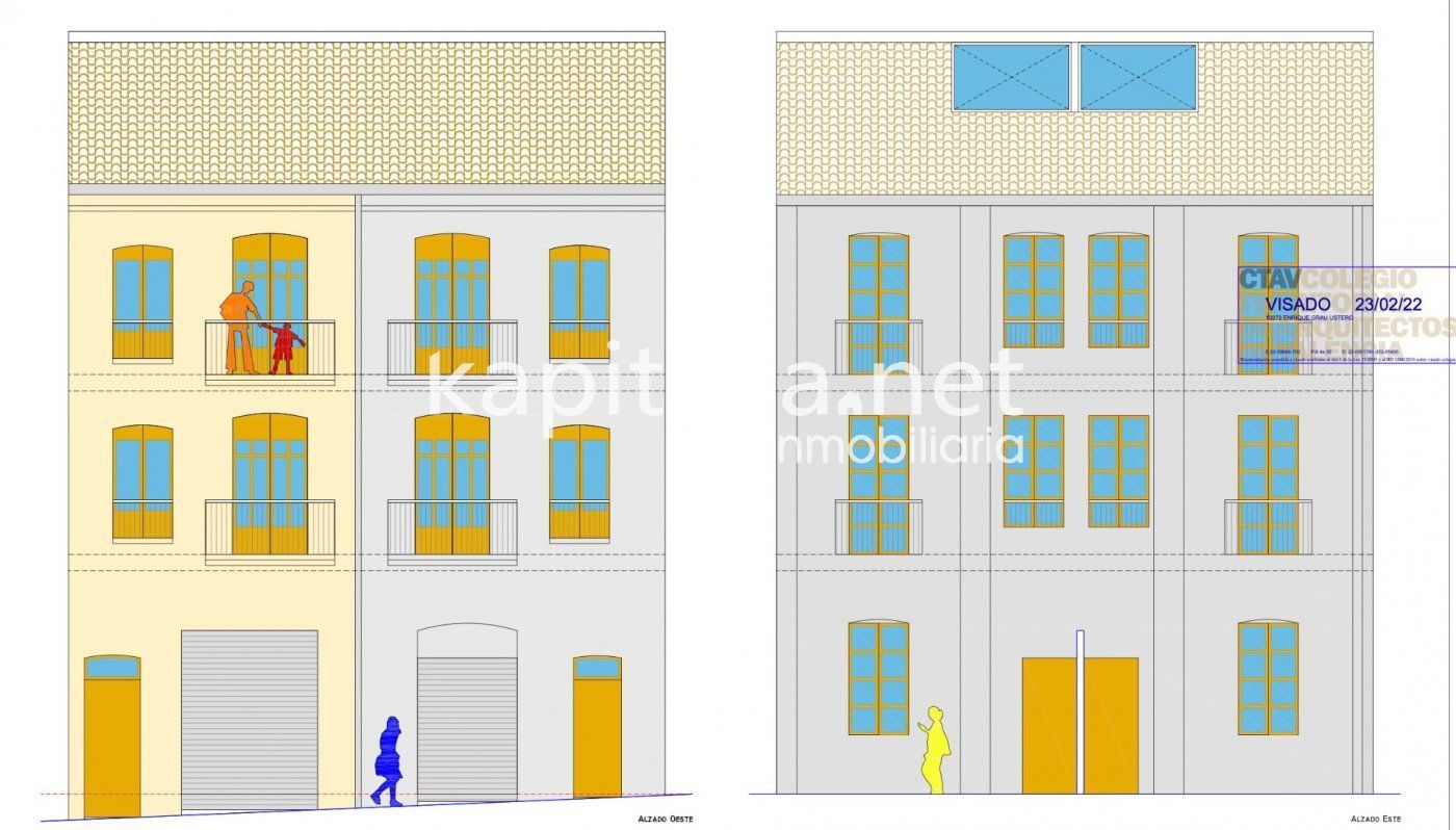 Vista exterior de Residencial en venda en Ontinyent