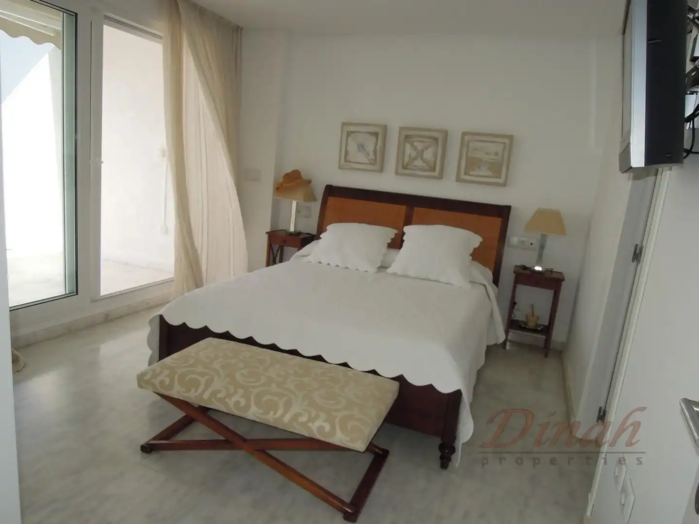 Schlafzimmer von Wohnungen zur Miete in Altea mit Klimaanlage, Heizung und Möbliert