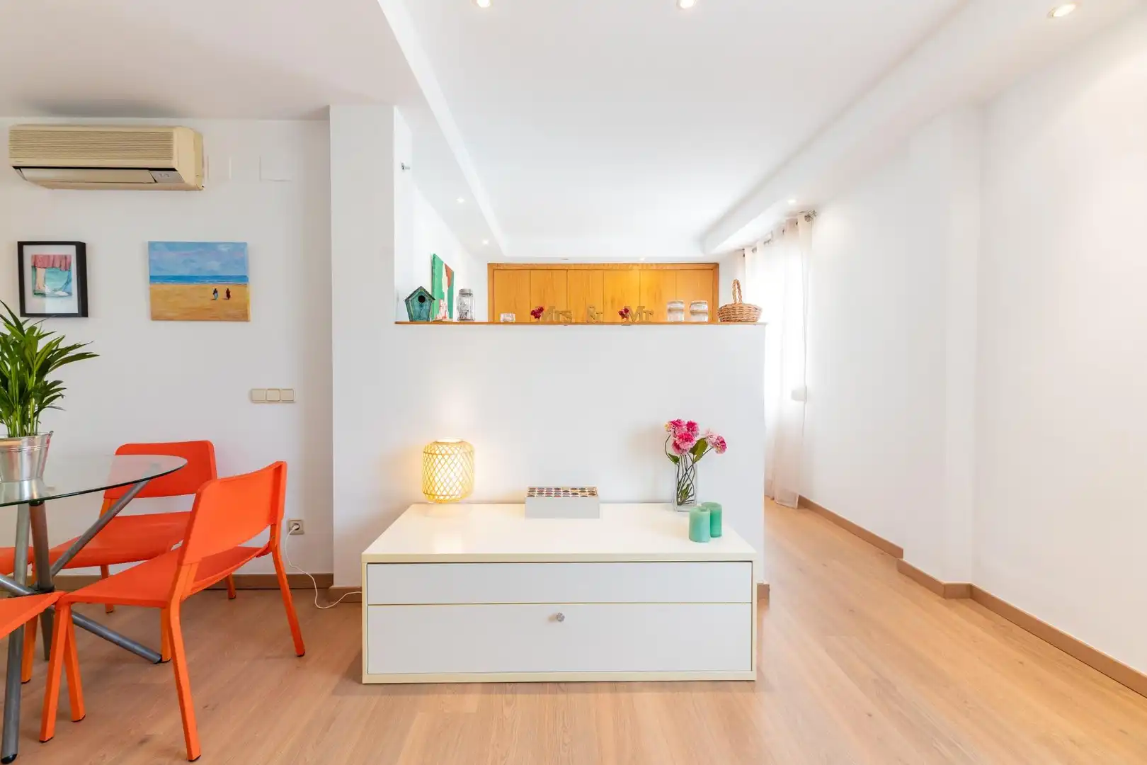 Sala de estar de Piso en venta en Mislata con Aire acondicionado, Terraza y Amueblado