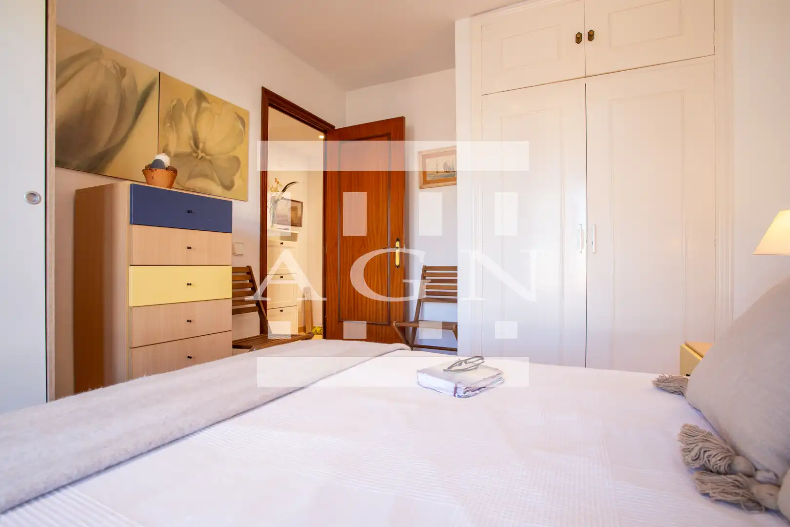 Bedroom of Flat for sale in Mont-roig del Camp  with Terrace, Furnished and Oven