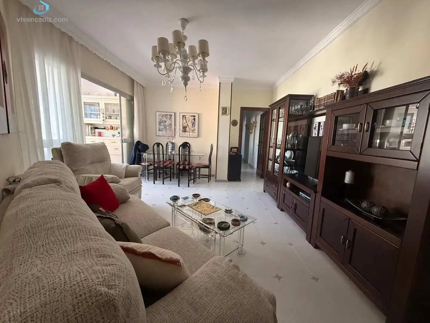 Sala de estar de Piso en venta en Cádiz