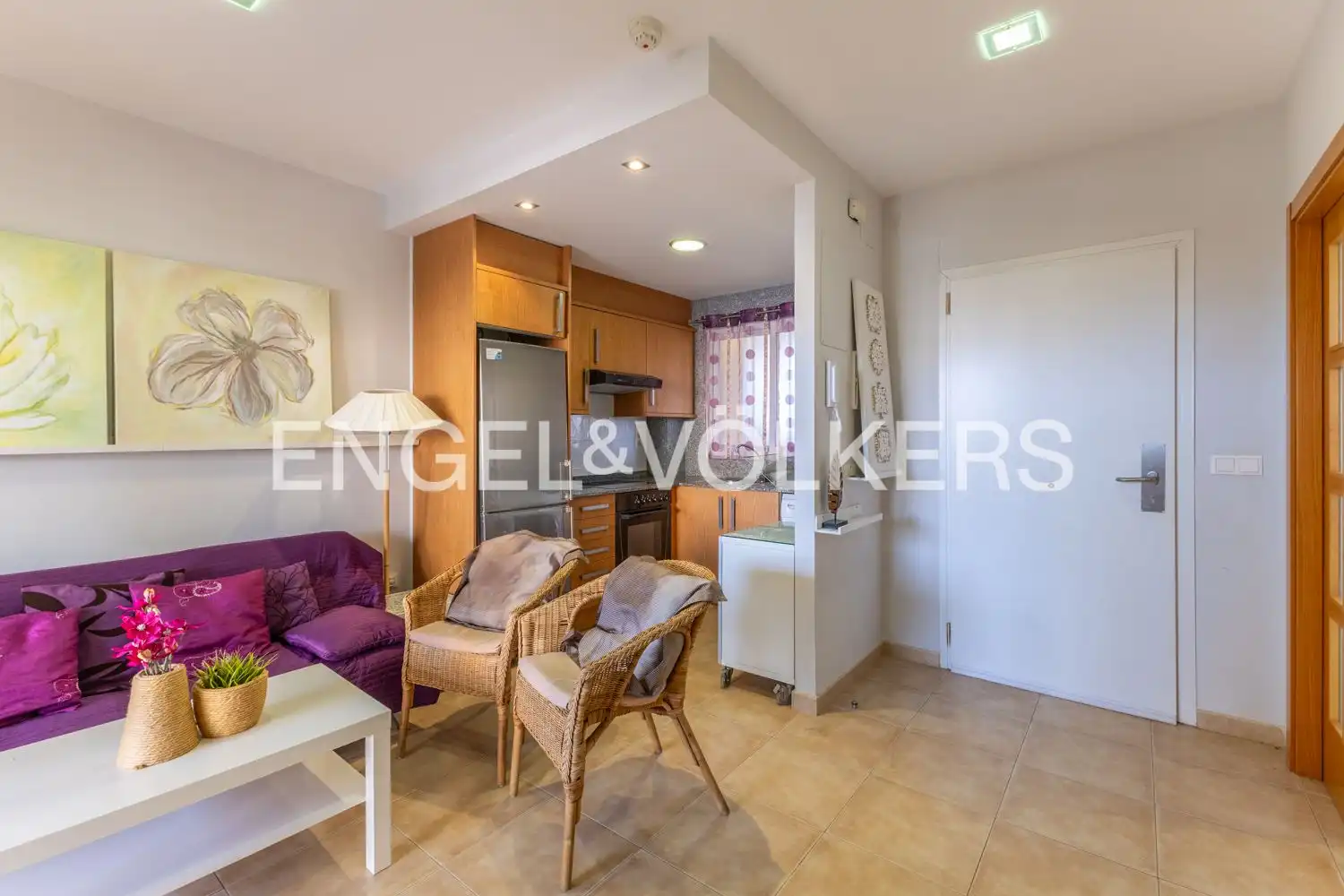 Sala d'estar de Pis de lloguer en Canet d'En Berenguer amb Aire condicionat, Calefacció i Jardí privat