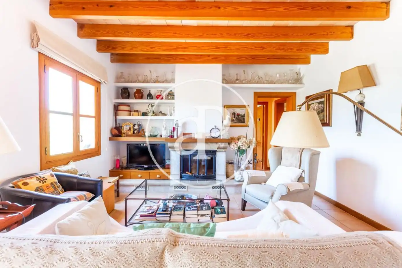 Sala d'estar de Casa o xalet en venda en Manacor amb Calefacció, Jardí privat i Terrassa