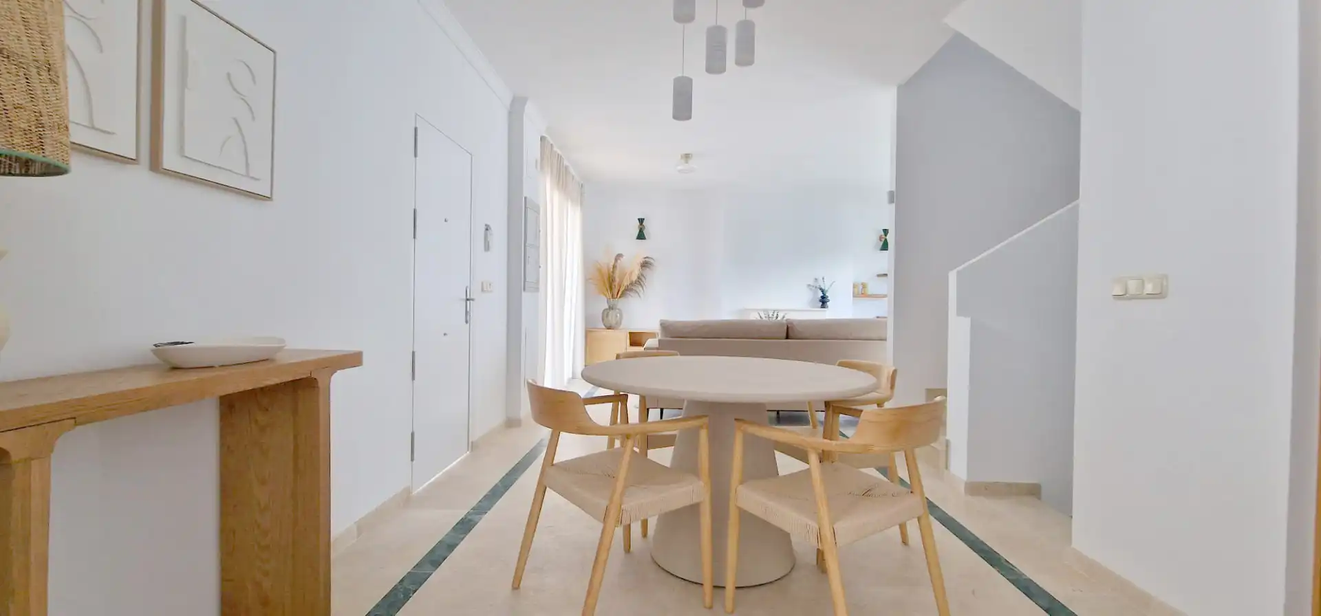 Comedor de Casa adosada en venta en Casares con Jardín privado, Terraza y Trastero