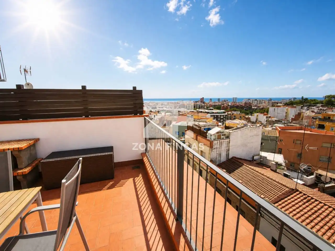 Terraza de Piso en venta en Badalona con Aire acondicionado, Calefacción y Parquet