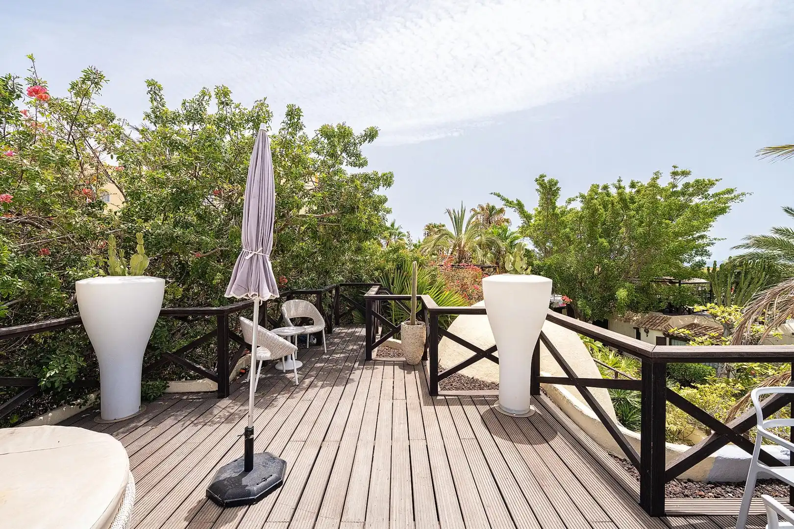 Terraza de Casa o chalet en venta en San Bartolomé de Tirajana con Jardín privado, Terraza y Piscina comunitaria