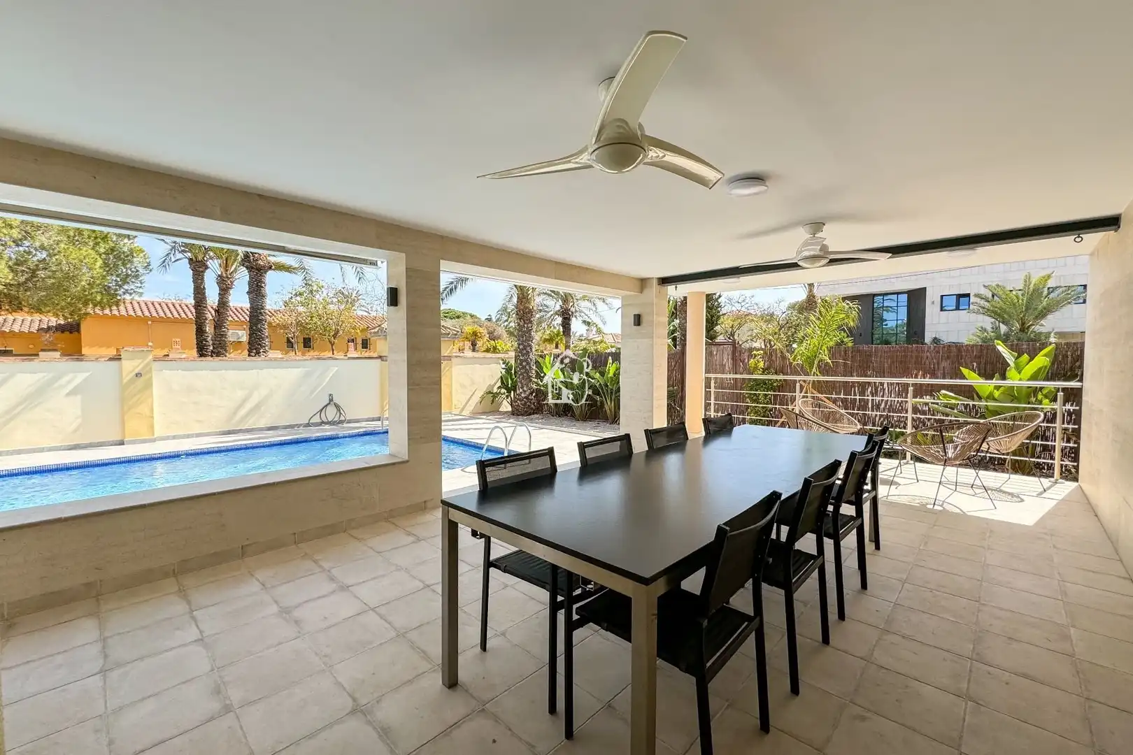 Terrassa de Casa o xalet de lloguer en Orihuela amb Aire condicionat, Jardí privat i Terrassa