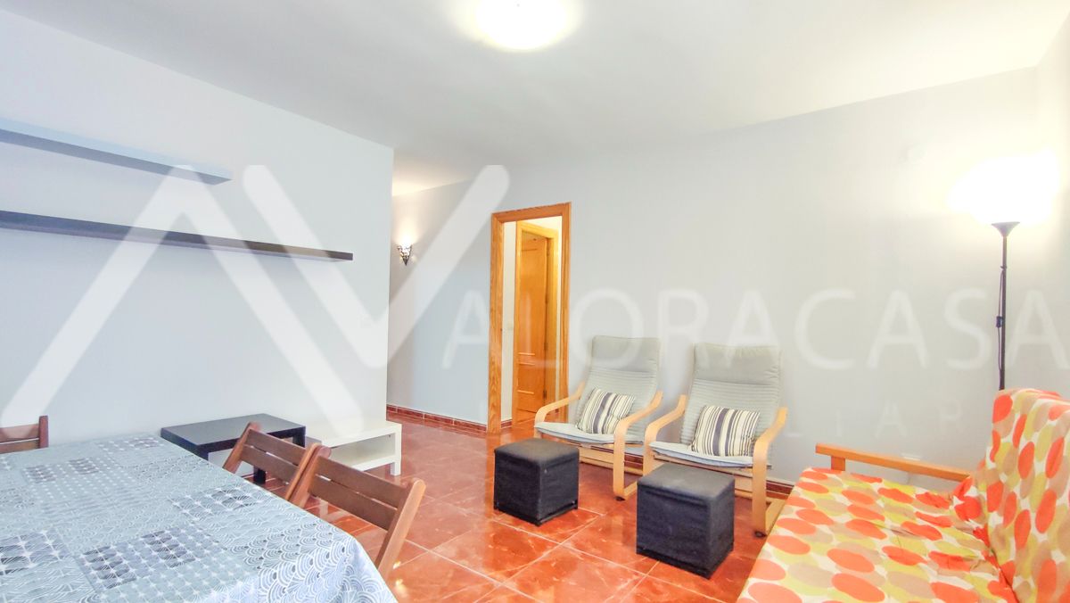 Living room of Flat for sale in Málaga Capital  with Terrace and Furnished