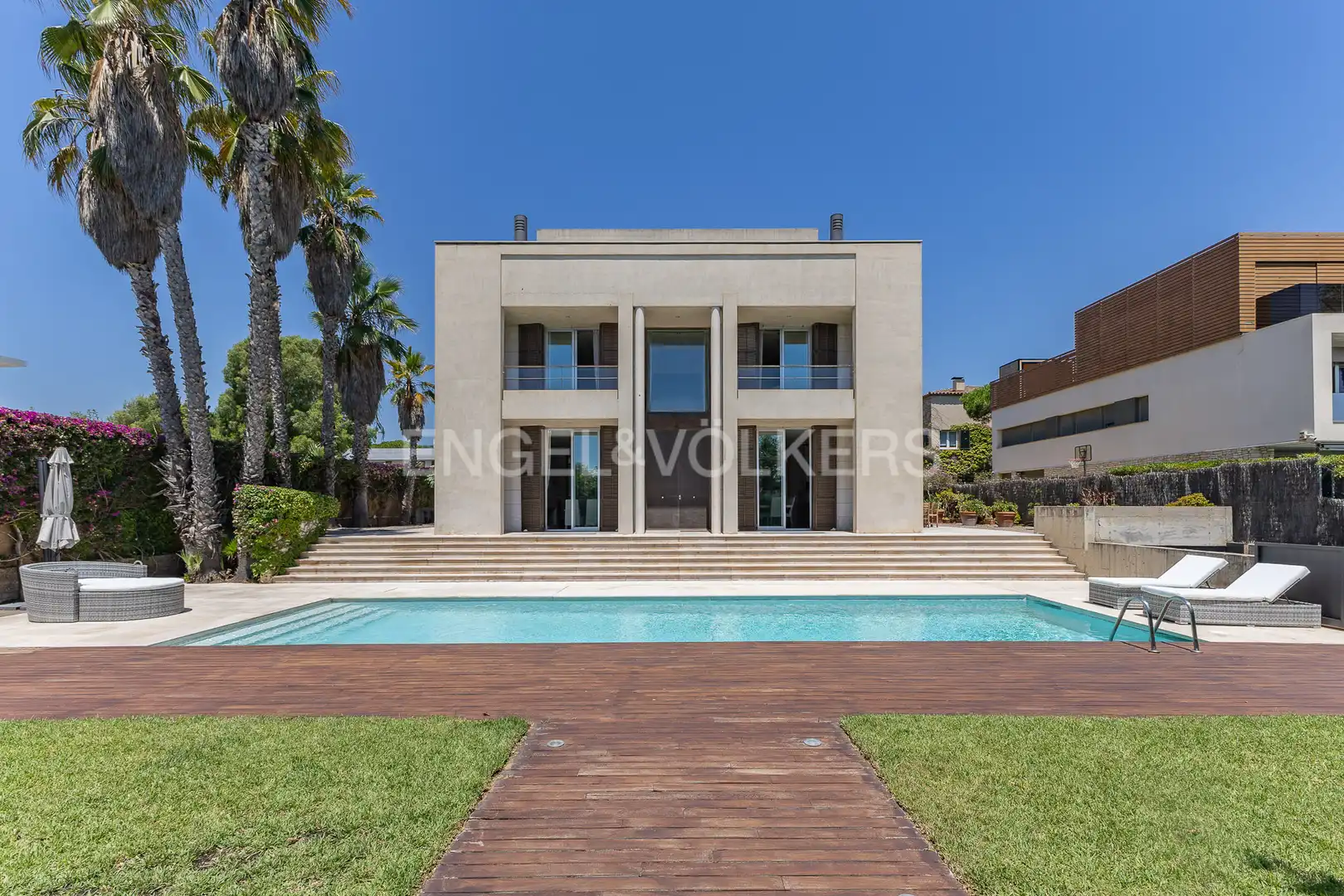 Exterior view of Country homes for rent in Gavà  with Air Conditioner, Heating and Private garden