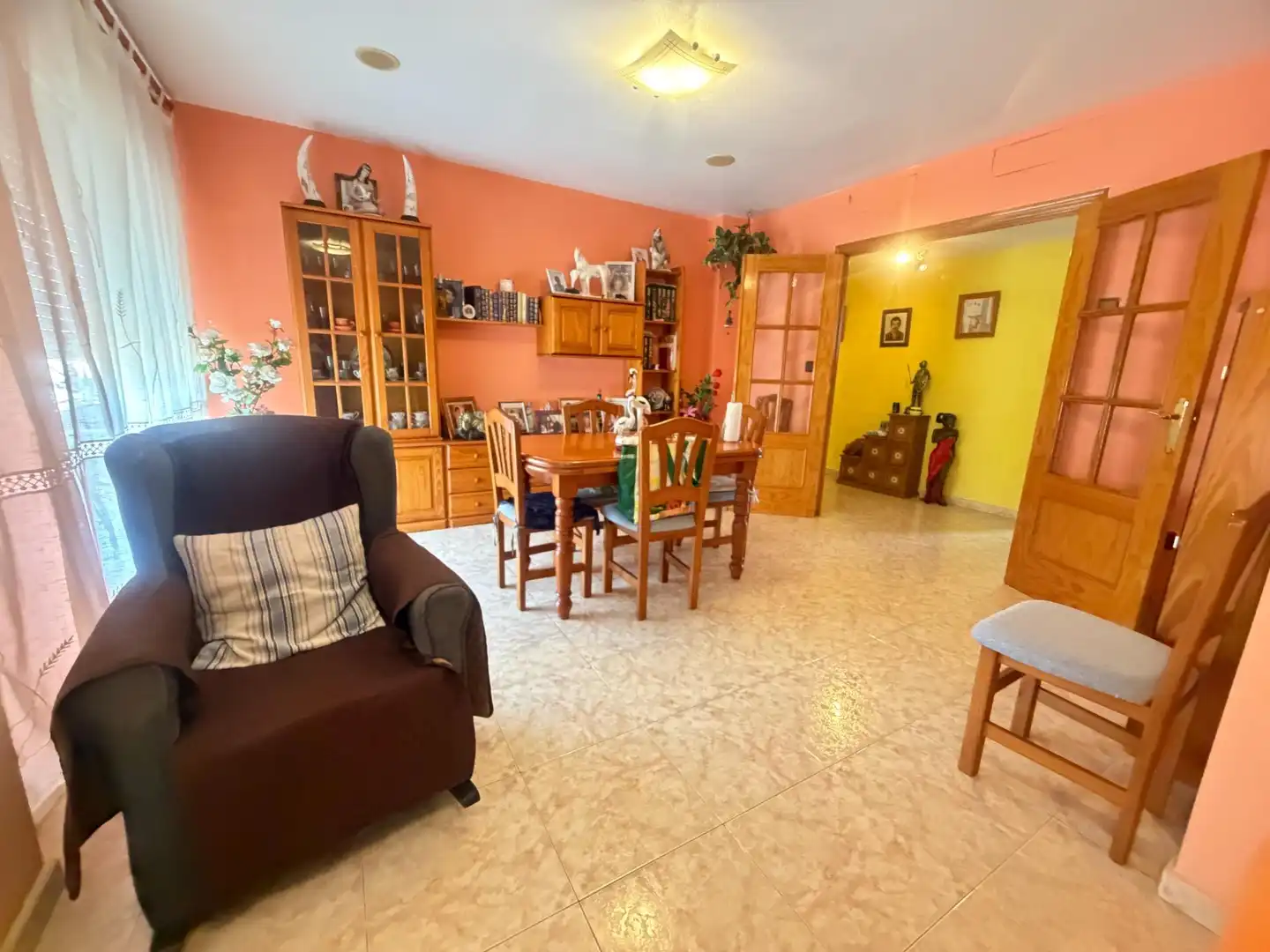 Dining room of Flat for sale in Águilas  with Air Conditioner, Terrace and Furnished