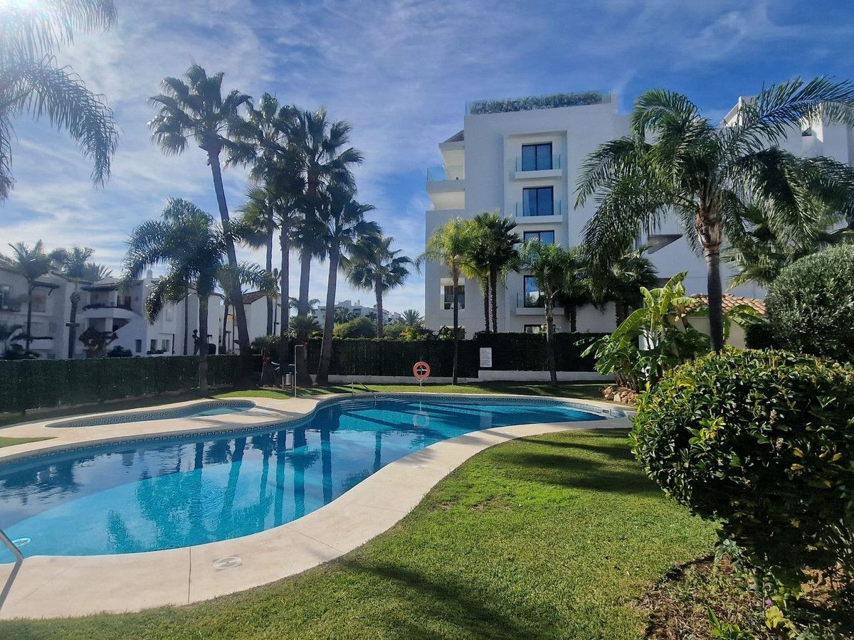 Vista exterior de Planta baja en venta en Estepona con Piscina comunitaria